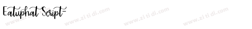 Eatuphat Script字体转换